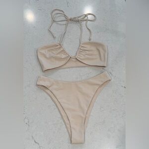 (Never Worn) Tan + Lines Swimsuit (top & bottom)
